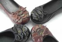 女鞋真皮花片坡跟鞋（黑色、咖啡色）批發，盡在世界工廠網中國產品信息庫